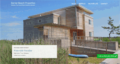 Desktop Screenshot of barrierbeachproperties.com